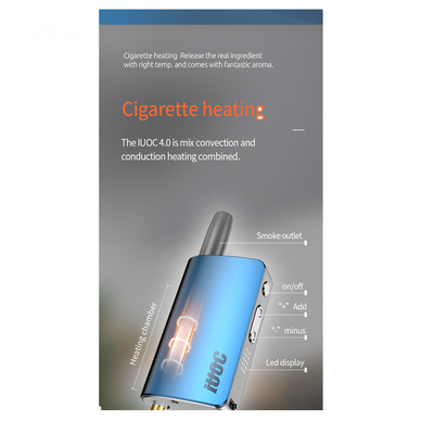 Şap Heets Isıtmalı Tütün Cihazı Yanmaz Sıcaklık Kontrolü ISO9001